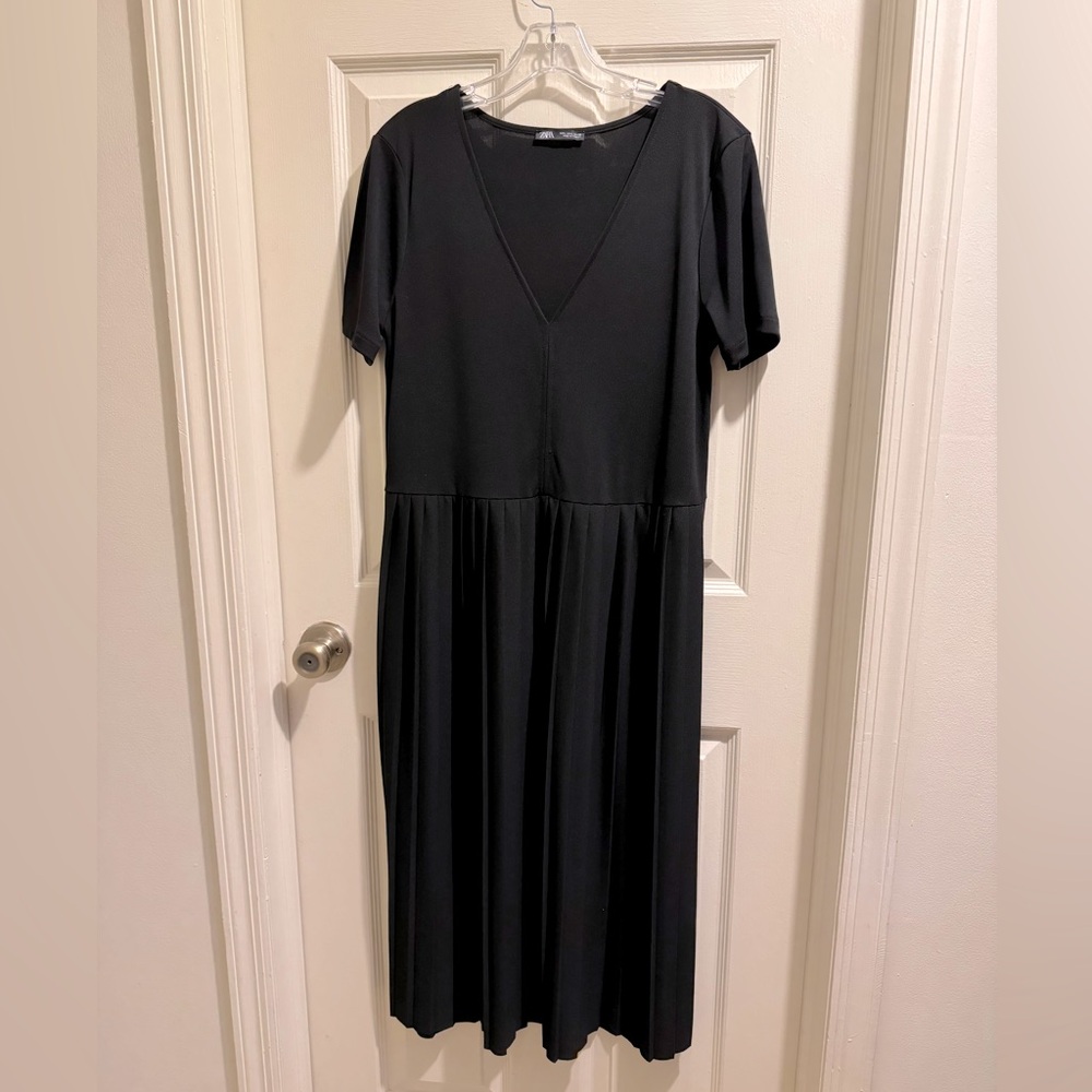 Zara Black Midi Dress